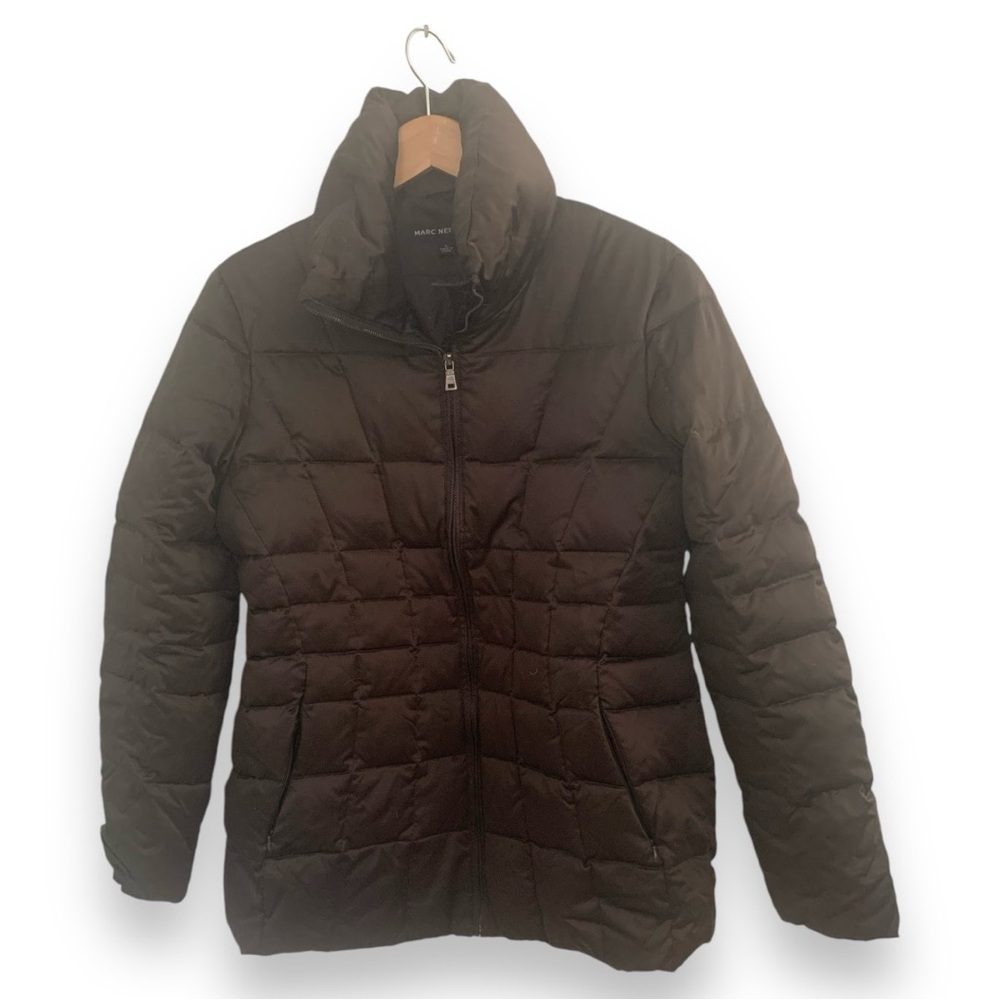 Marc New York Luxury Performance Puffer Coat Dark Brown EUC Size XL
